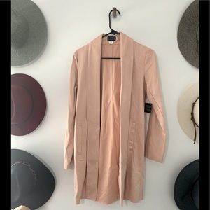 Simply Styled Faux Suede Pink Jacket/Coat